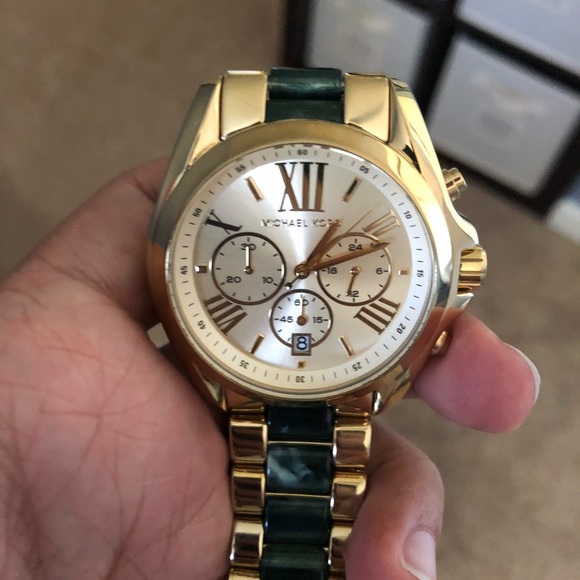 Michael kors 2-tone bradshaw watch - Picture 1 of 5